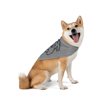 Walter Pet Bandana- Gray