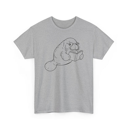 Chubby Mermaid Bookworm Buoyancy Manatee T-Shirt
