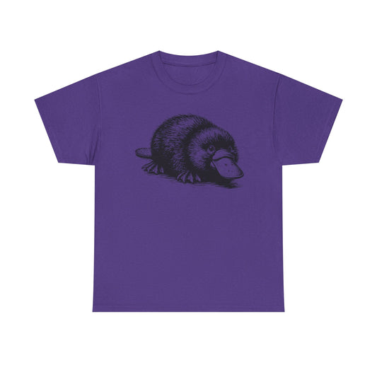 Platypus Sketch Tee — Vintage Wildlife Graphic T-Shirt