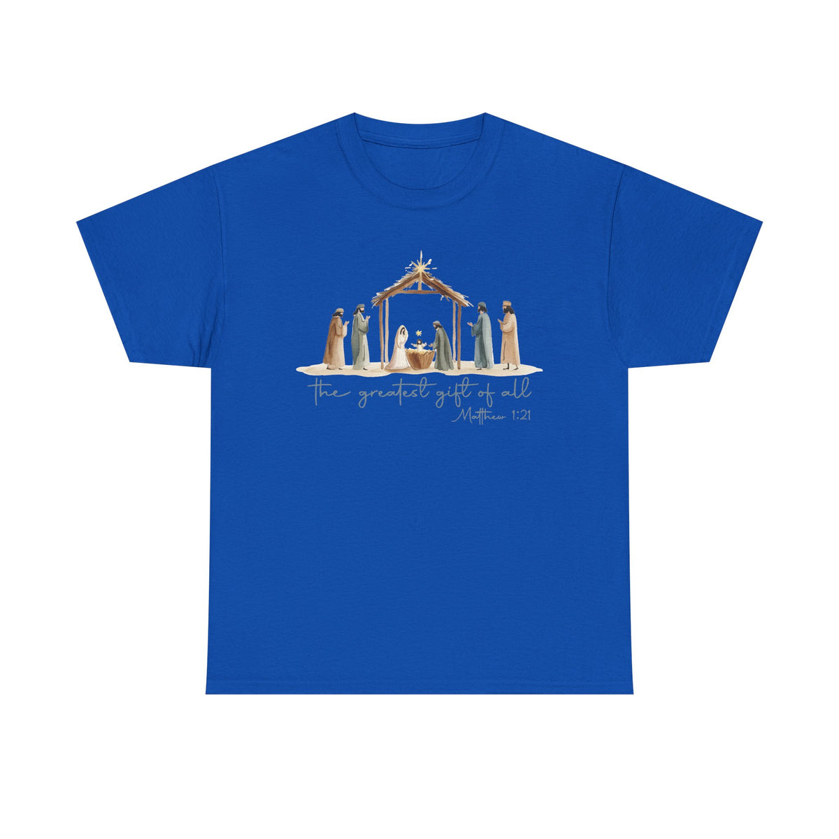 The Greatest Gift of All T-Shirt | Christmas Nativity Tee