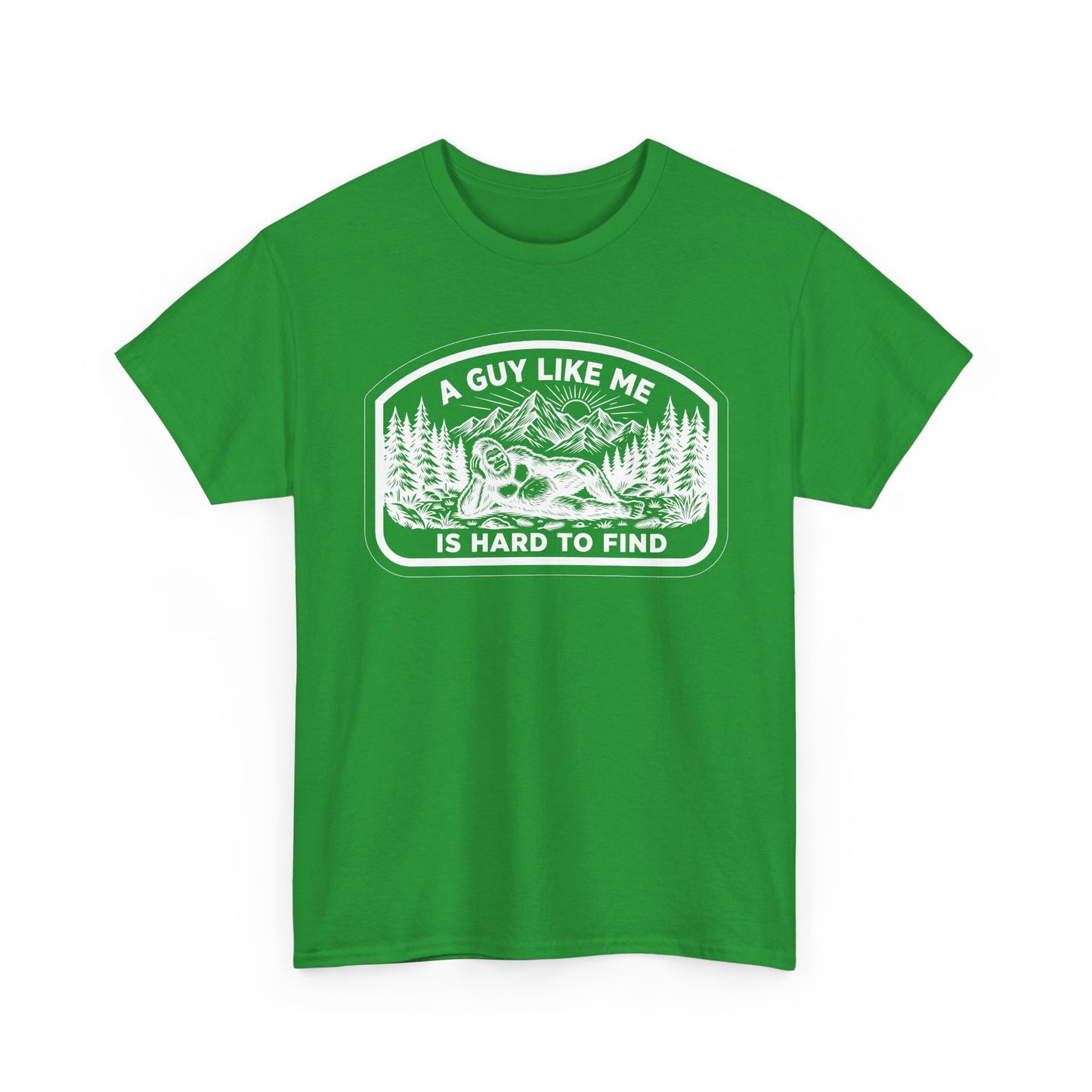 A Guy Like Me Is Hard to Find T-Shirt — Vintage Outdoors Fishing Tee -White