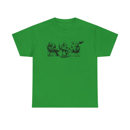 by the Fire T-Shirt — Whimsical Woodland Camping Tee