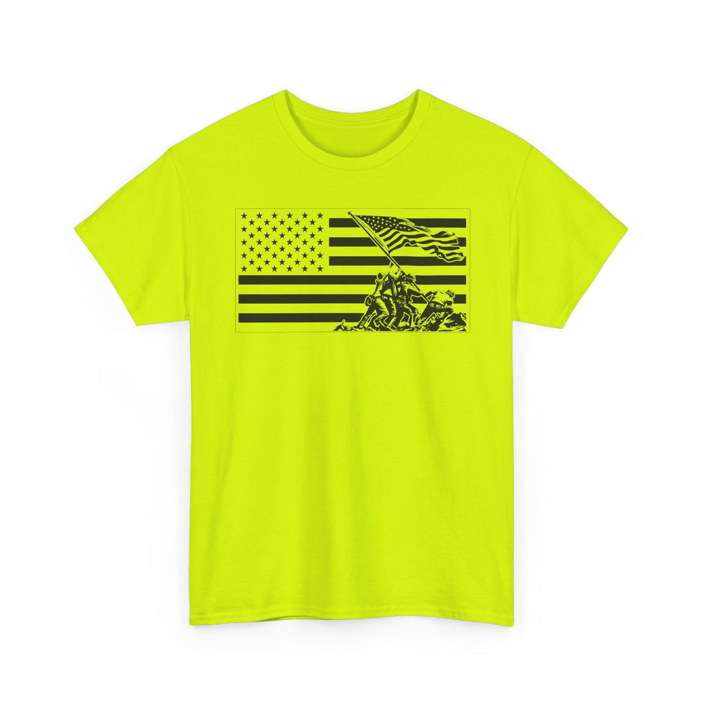 American Flag T‑Shirt — Vintage Military Memorial Tee