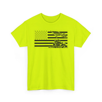 American Flag T‑Shirt — Vintage Military Memorial Tee