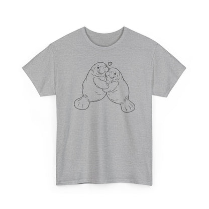 Chubby Mermaid Big Hug Lagoon Manatee T-Shirt