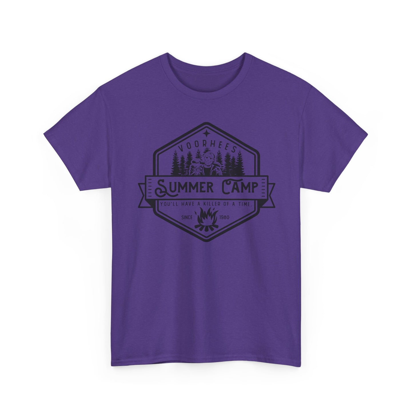 Summer Camp Badge T-Shirt — Woodhees Camp Graphic Tee