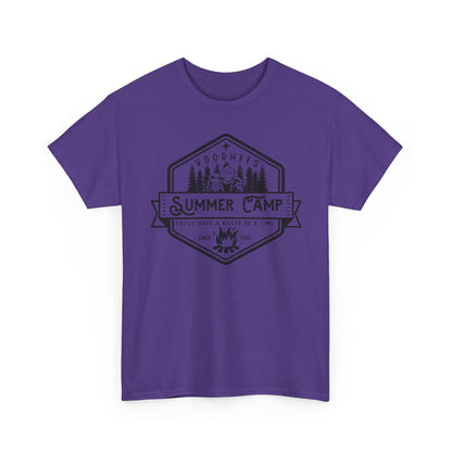 Summer Camp Badge T-Shirt — Woodhees Camp Graphic Tee