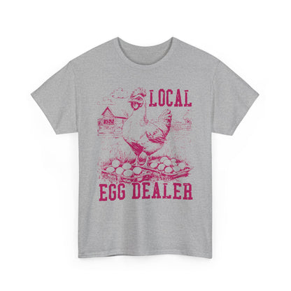 Local Egg Dealer T-Shirt — Vintage Chicken Farm Shirt for Farmers & Homesteaders