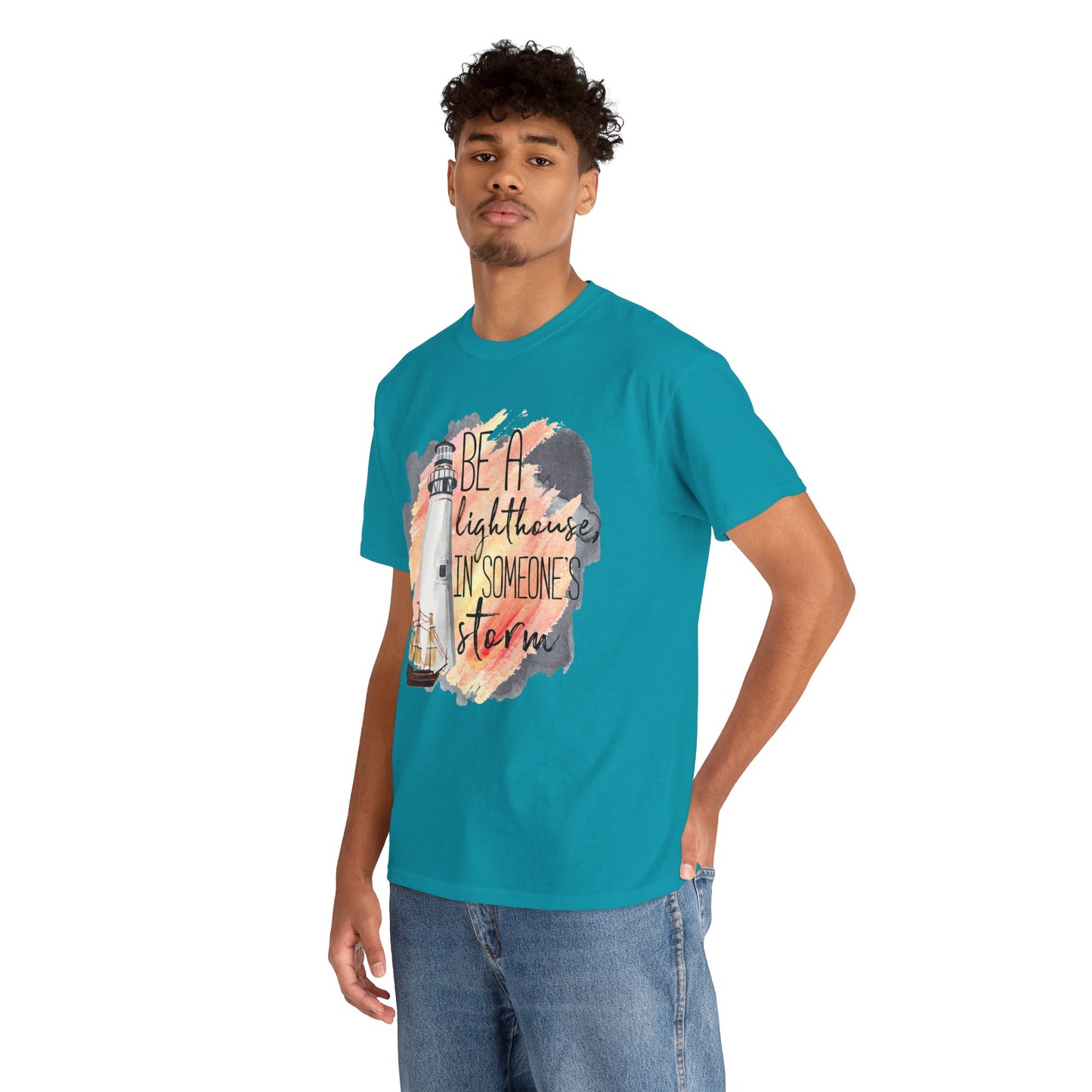 Lighthouse “Be A Lighthouse In Someone’s Storm” T‑Shirt