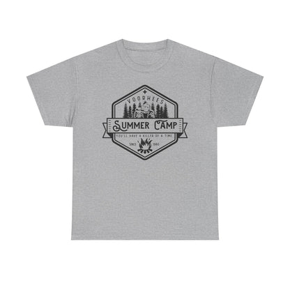 Summer Camp Badge T-Shirt — Woodhees Camp Graphic Tee