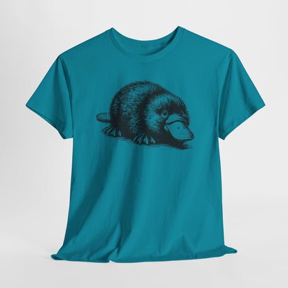 Platypus Sketch Tee — Vintage Wildlife Graphic T-Shirt