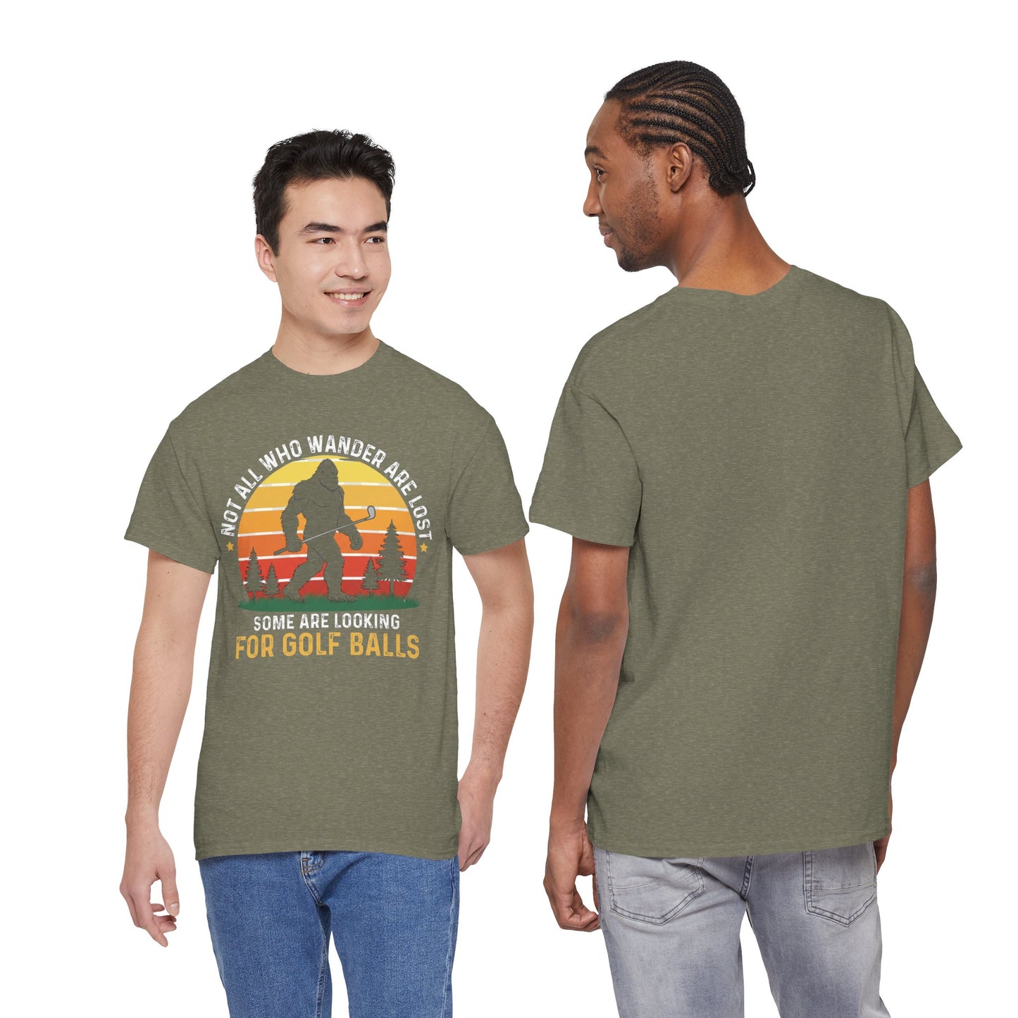 Golf Ball Hunting T‑Shirt — “Not All Who Wander Are Lost… Some Are Looking For Golf Balls”