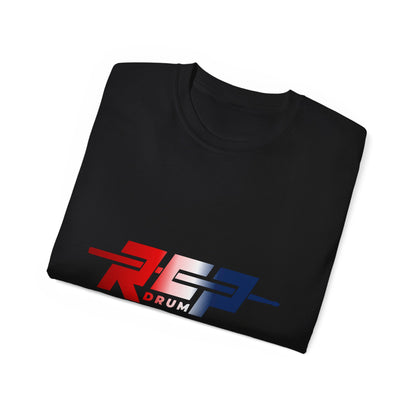 R&P Company Retro Logo Tee - Patriotic Red & Blue Graphic T-Shirt