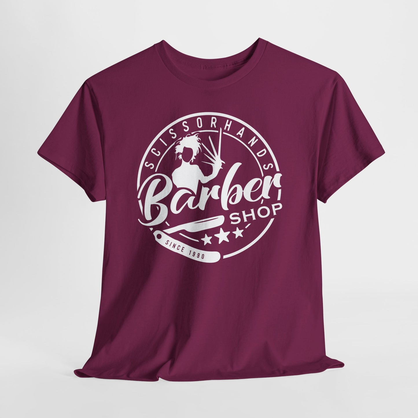 Barber Shop Vintage Logo Tee — Classic Barbershop Crewneck