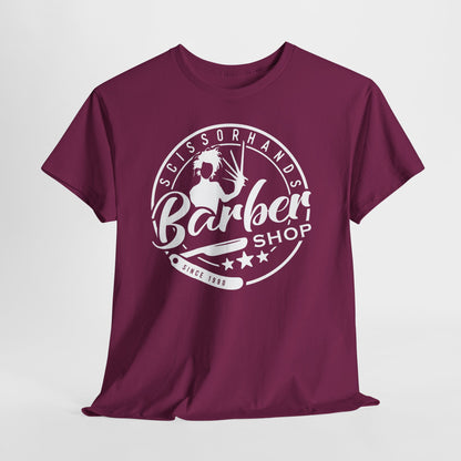 Barber Shop Vintage Logo Tee — Classic Barbershop Crewneck