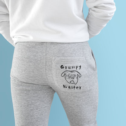 Grumpy Walter Unisex Fleece Joggers