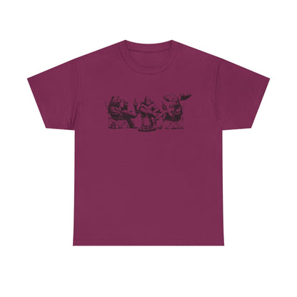 by the Fire T-Shirt — Whimsical Woodland Camping Tee