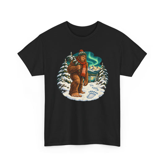 Bigfoot Snow Day Sasquatch T-Shirt