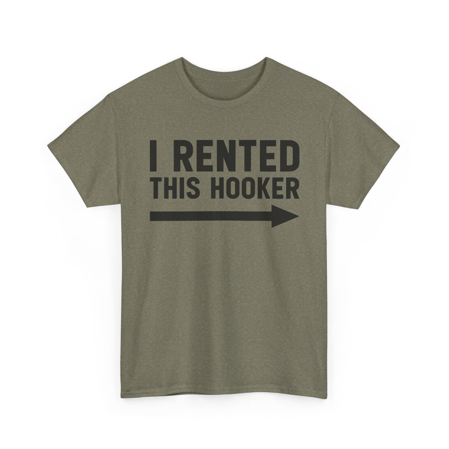 I Rented This Hooker Arrow T-Shirt — Funny Party Tee