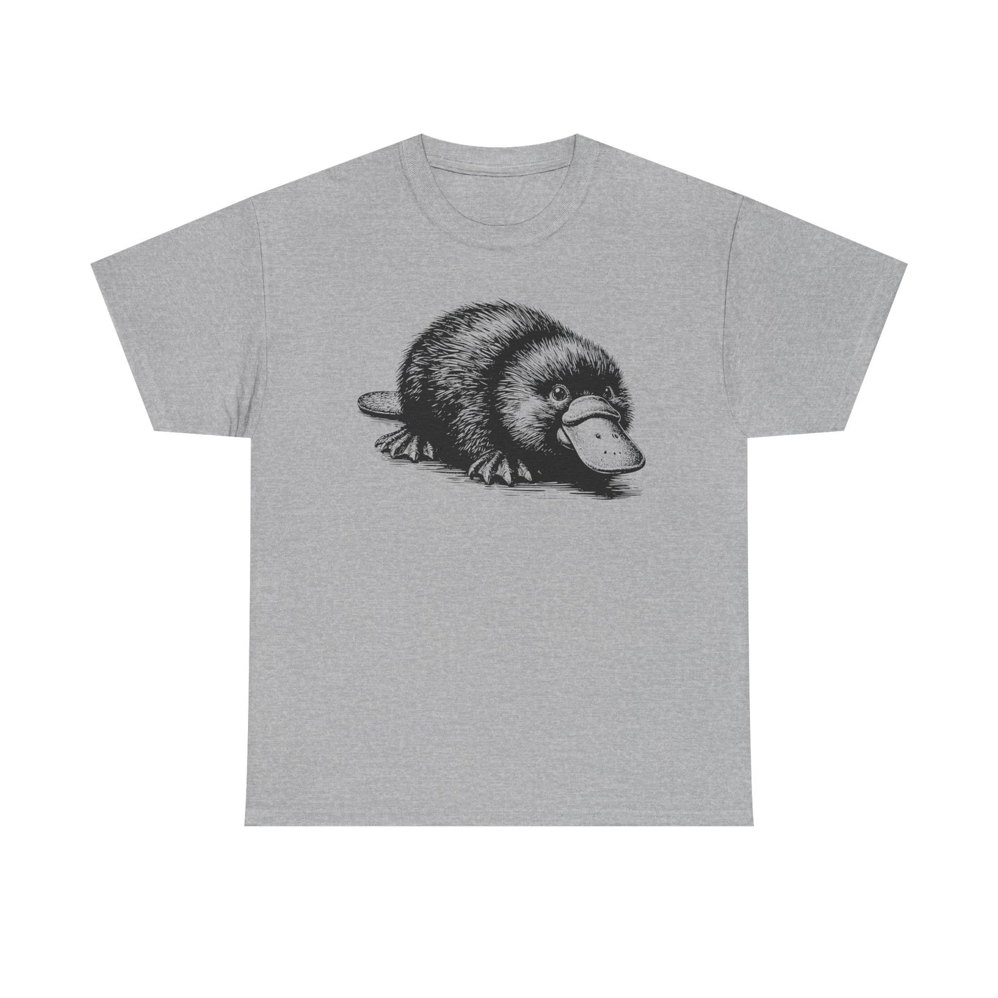 Platypus Sketch Tee — Vintage Wildlife Graphic T-Shirt