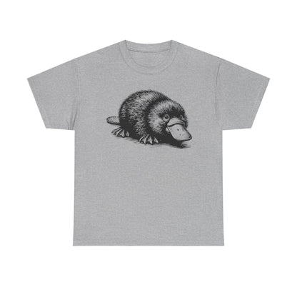 Platypus Sketch Tee — Vintage Wildlife Graphic T-Shirt