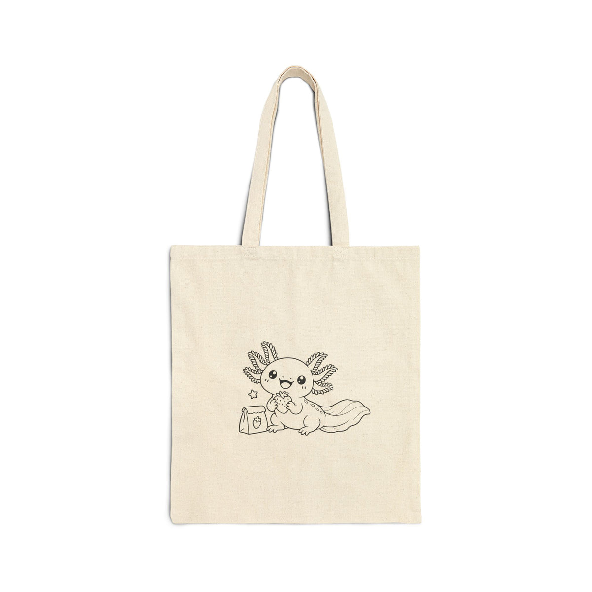 Axolotl Snack Break Tote Bag