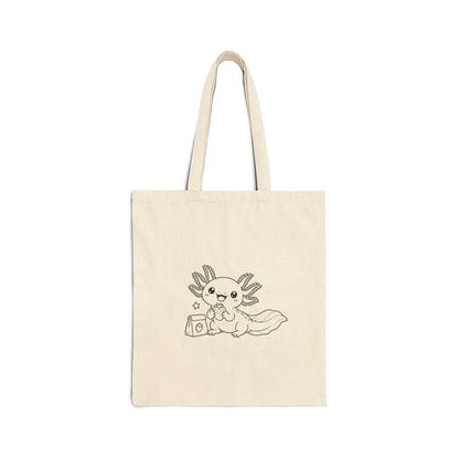 Axolotl Snack Break Tote Bag