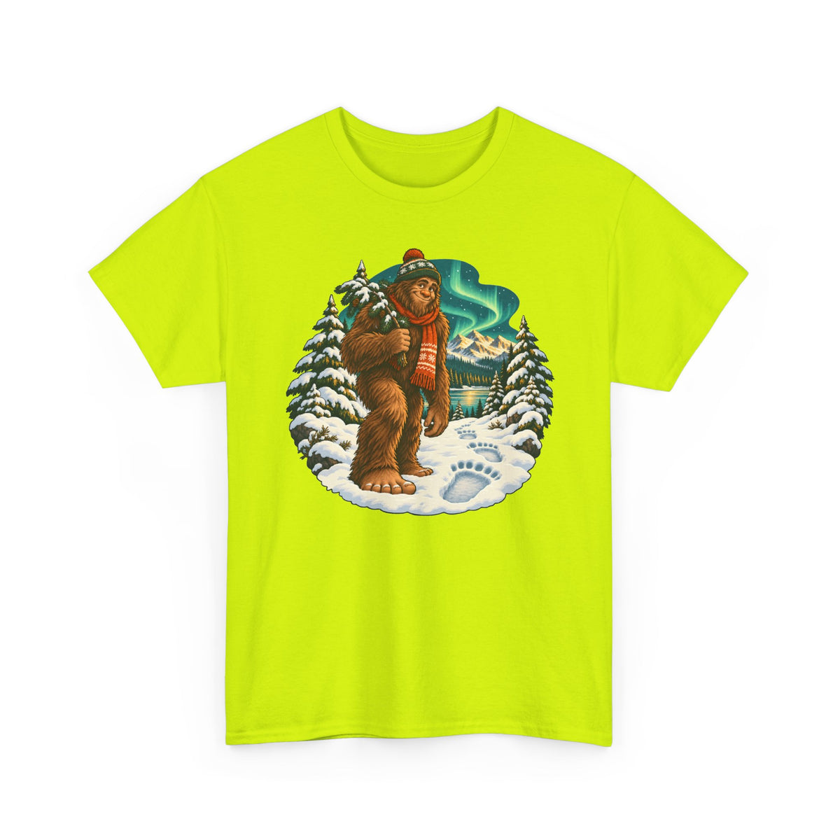Bigfoot Snow Day Sasquatch T-Shirt