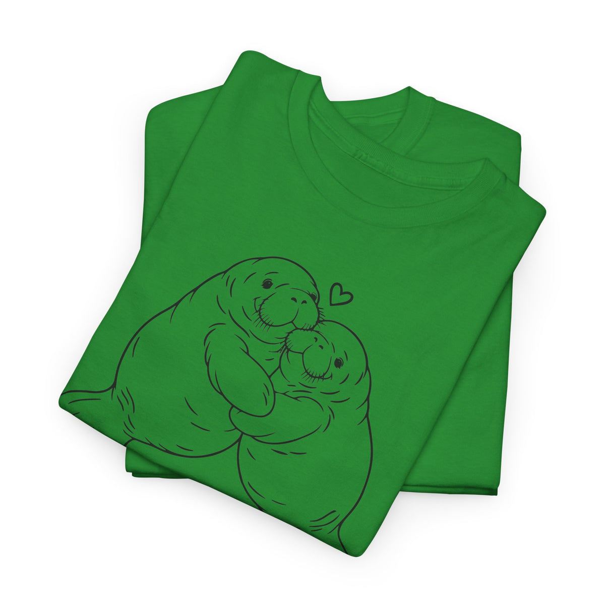 Chubby Mermaid Big Hug Lagoon Manatee T-Shirt