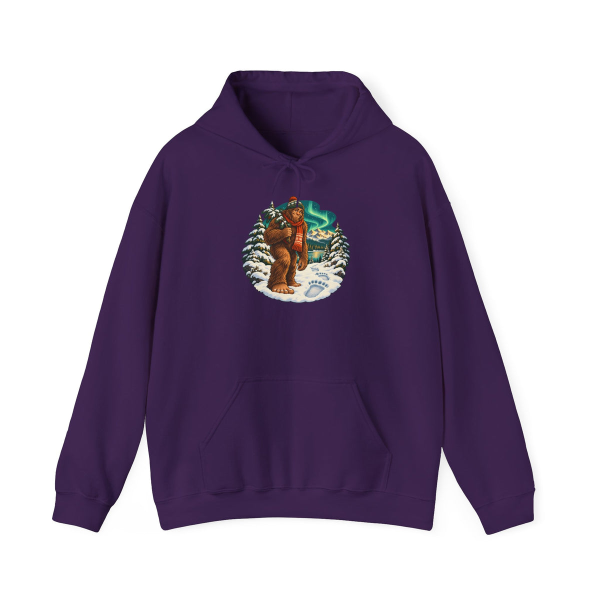 Bigfoot Snow Day Sasquatch Hoodie