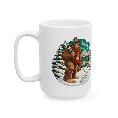 Bigfoot Snow Day Sasquatch Mug