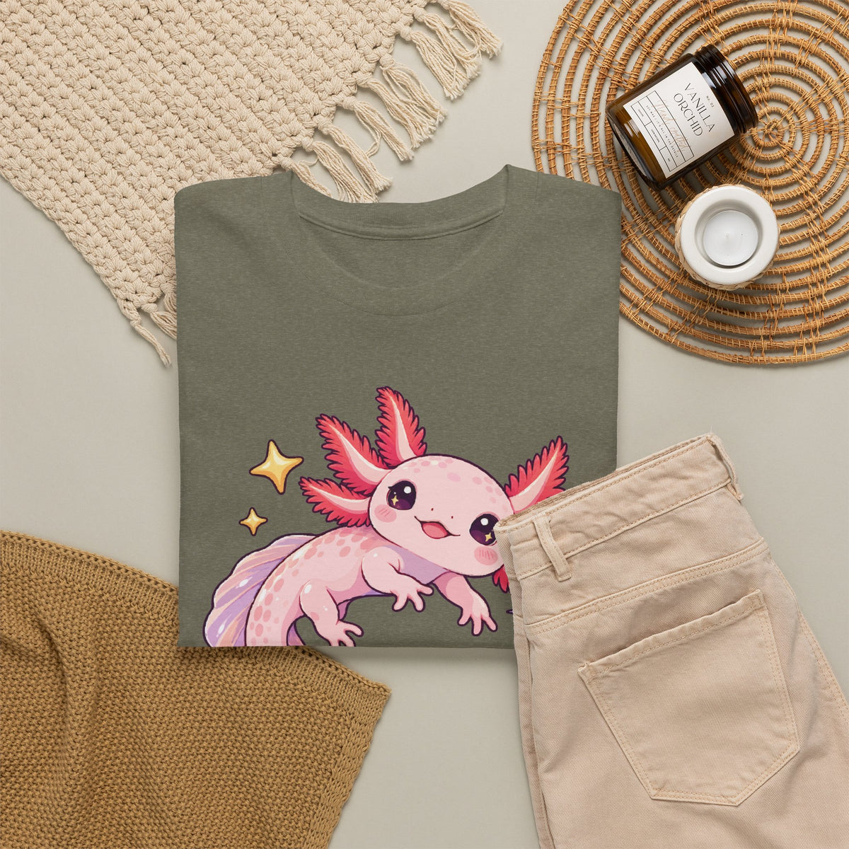 Axolotl Starry Swimmer T-Shirt