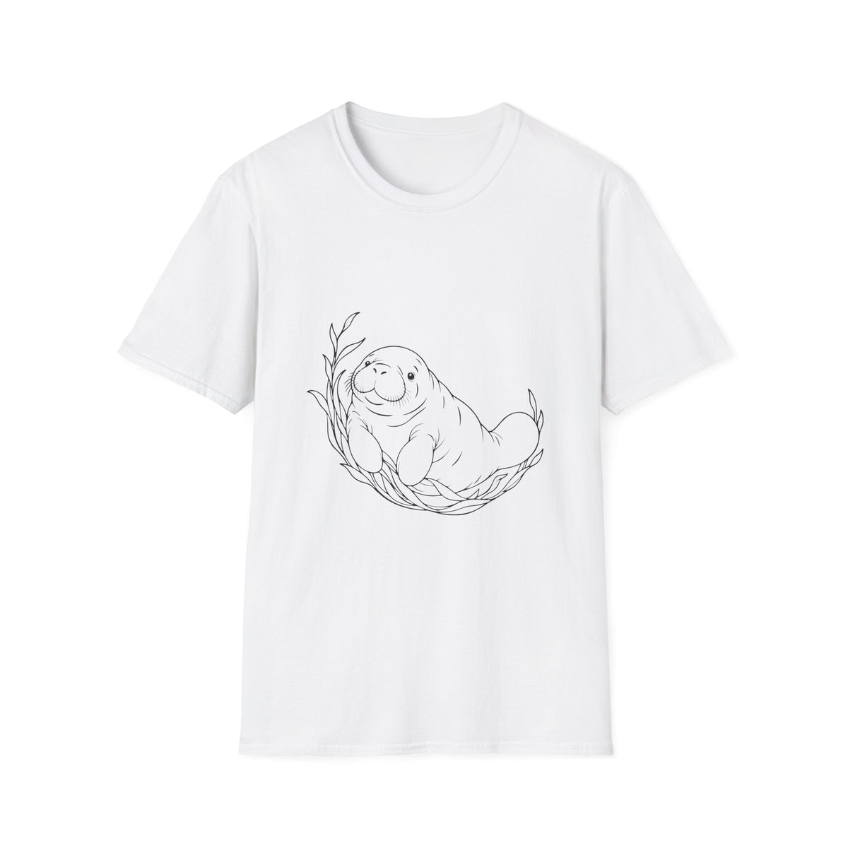 Chubby Mermaid Cozy Cove Manatee T-Shirt