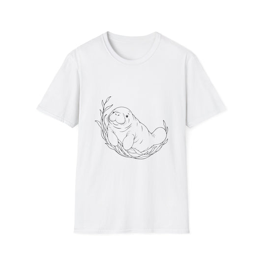 Chubby Mermaid Cozy Cove Manatee T-Shirt