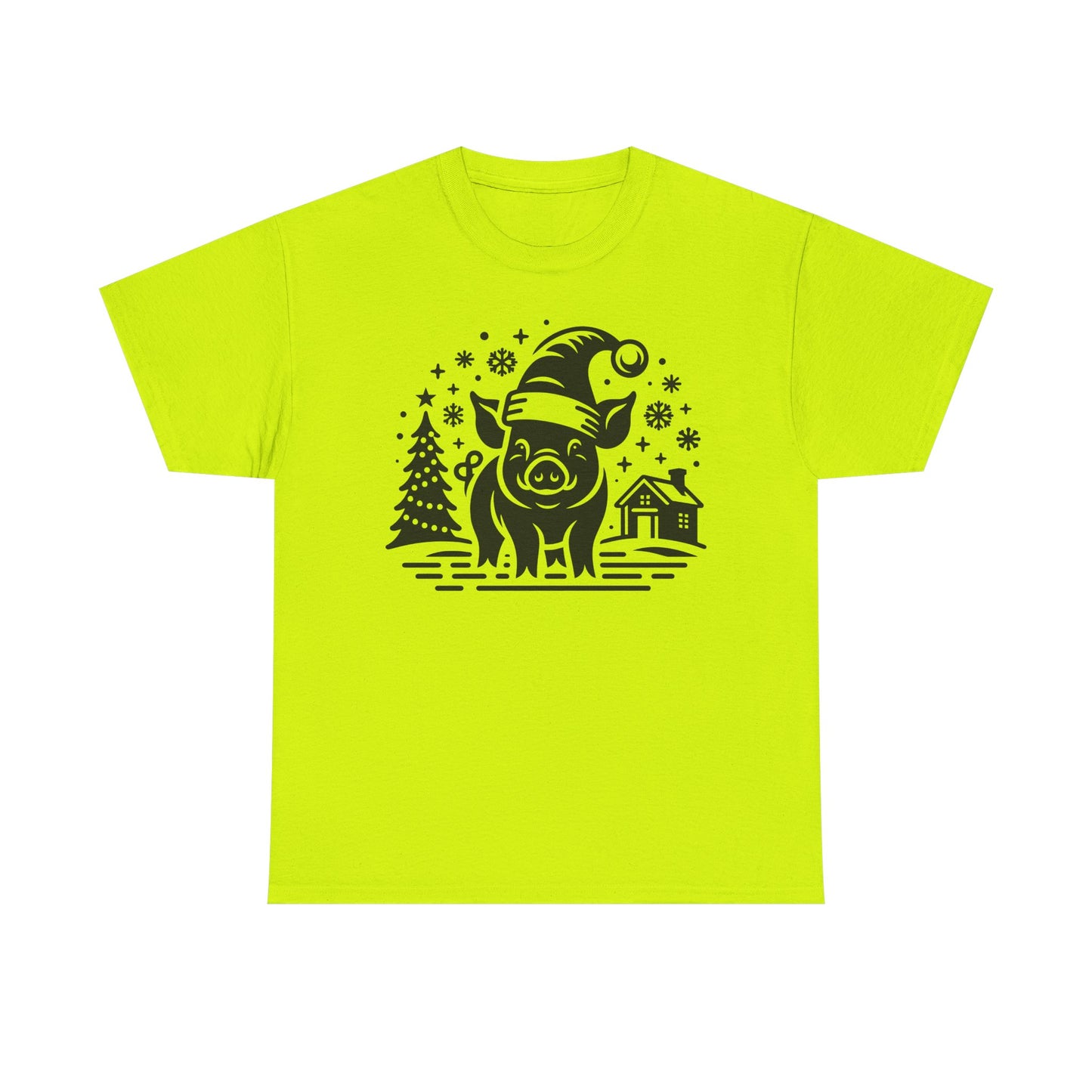 Christmas Pig T‑Shirt — Festive Santa Pig Holiday Tee