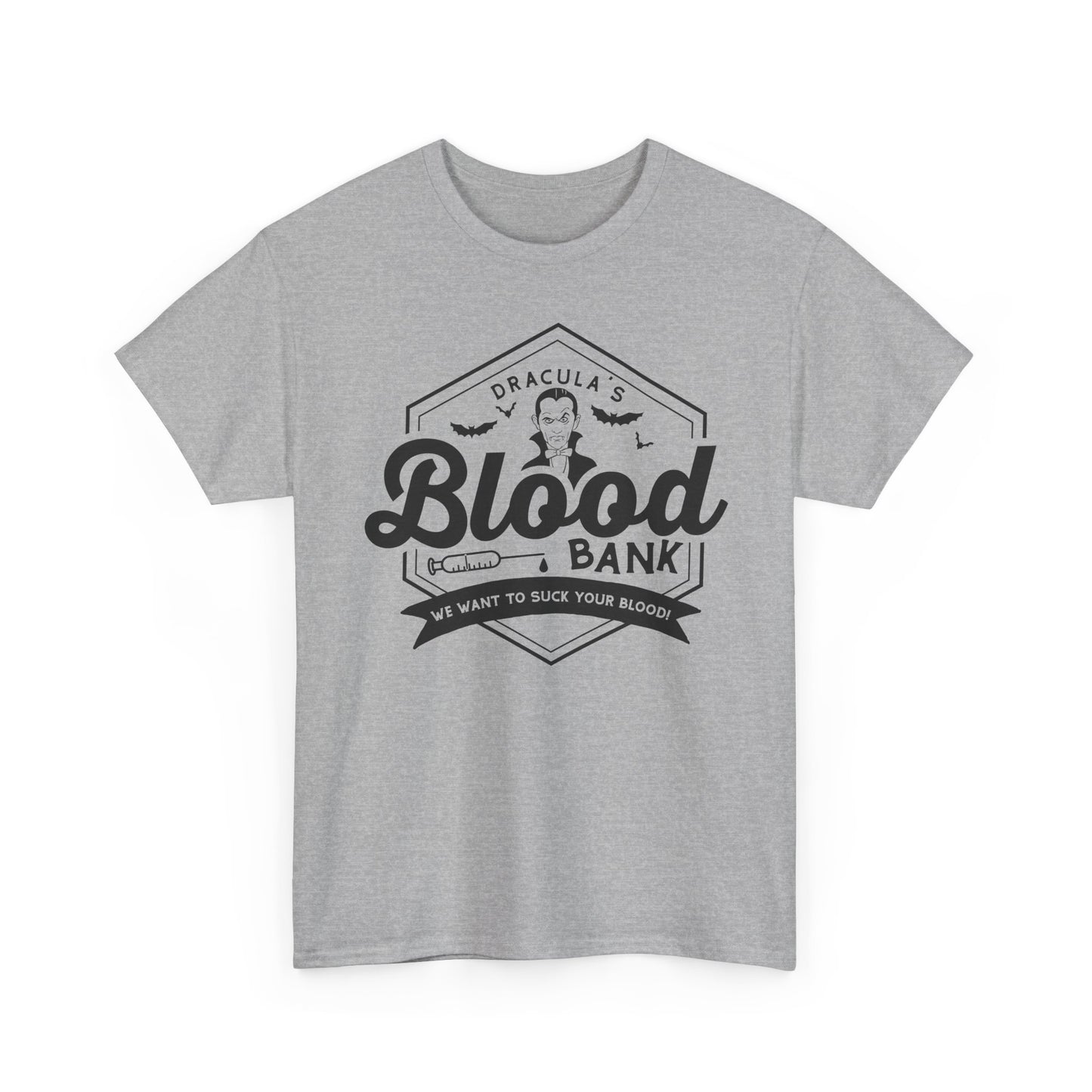 Blood Bank Tee — Dracula Vintage Vampire Graphic T-Shirt