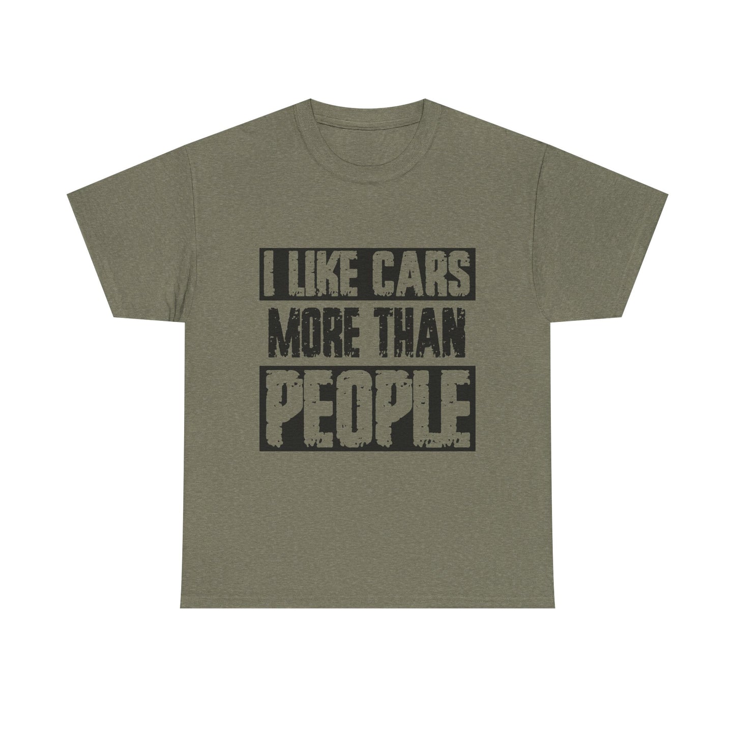 I Like Cars More Than People T-Shirt — Funny Car Lover Tee