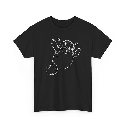 Chubby Mermaid Sea Cow Stretch Manatee T-Shirt