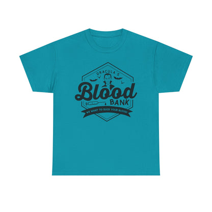 Blood Bank Tee — Dracula Vintage Vampire Graphic T-Shirt