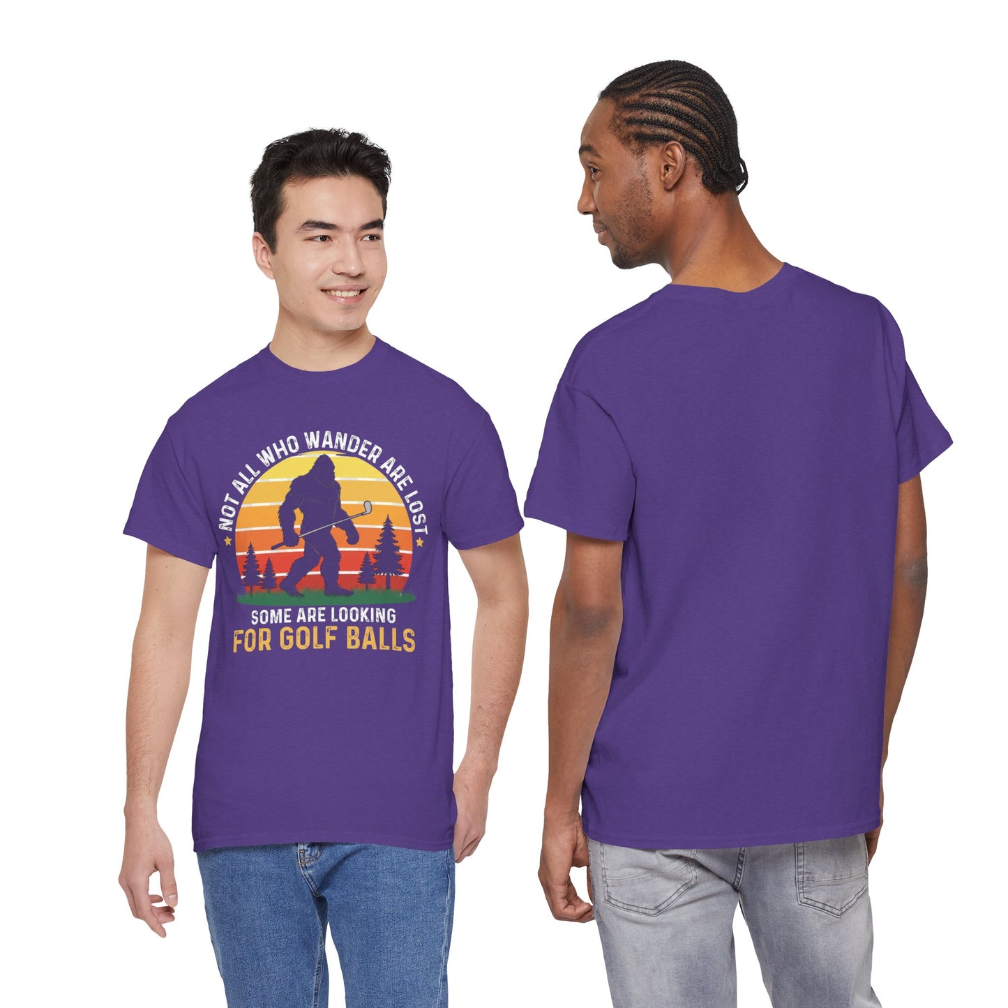 Golf Ball Hunting T‑Shirt — “Not All Who Wander Are Lost… Some Are Looking For Golf Balls”