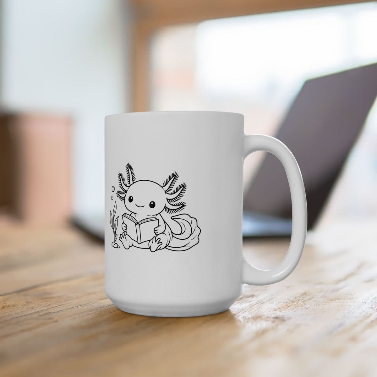 Axolotl Book Nook Mug
