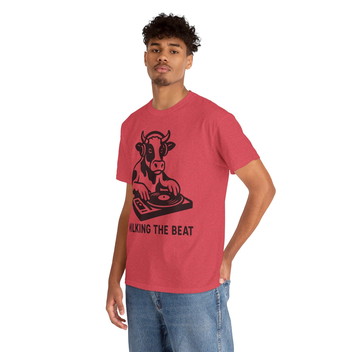 Milking the Beat DJ Cow T-Shirt