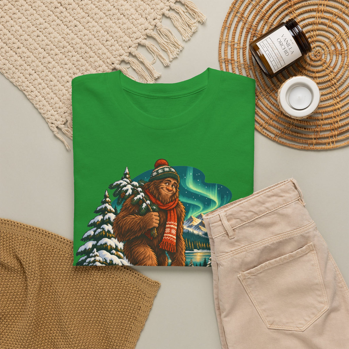 Bigfoot Snow Day Sasquatch T-Shirt