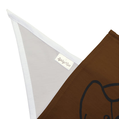 Walter Pet Bandana- Brown