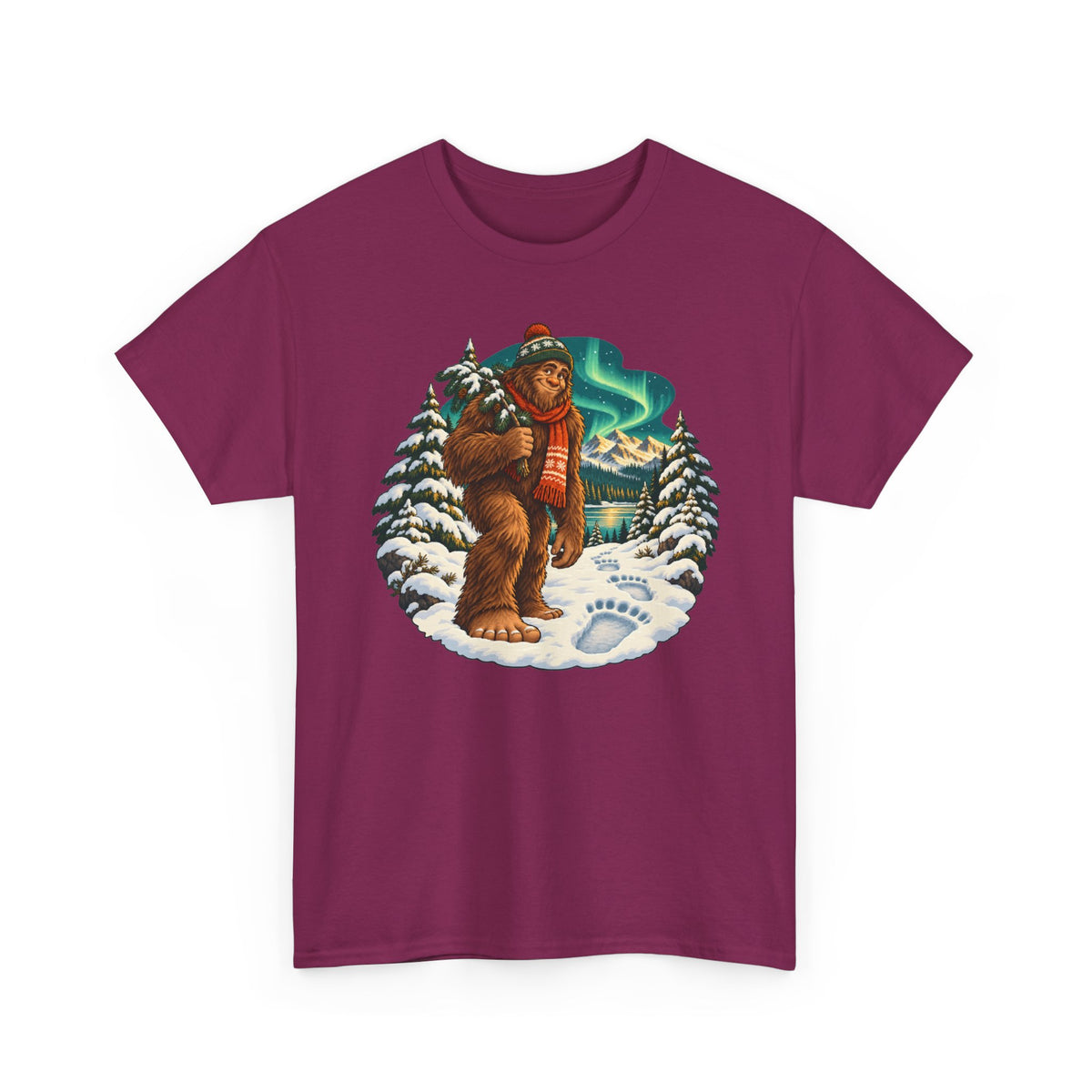 Bigfoot Snow Day Sasquatch T-Shirt