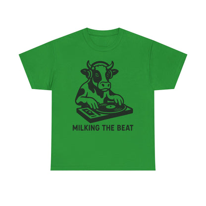 Milking the Beat DJ Cow T-Shirt