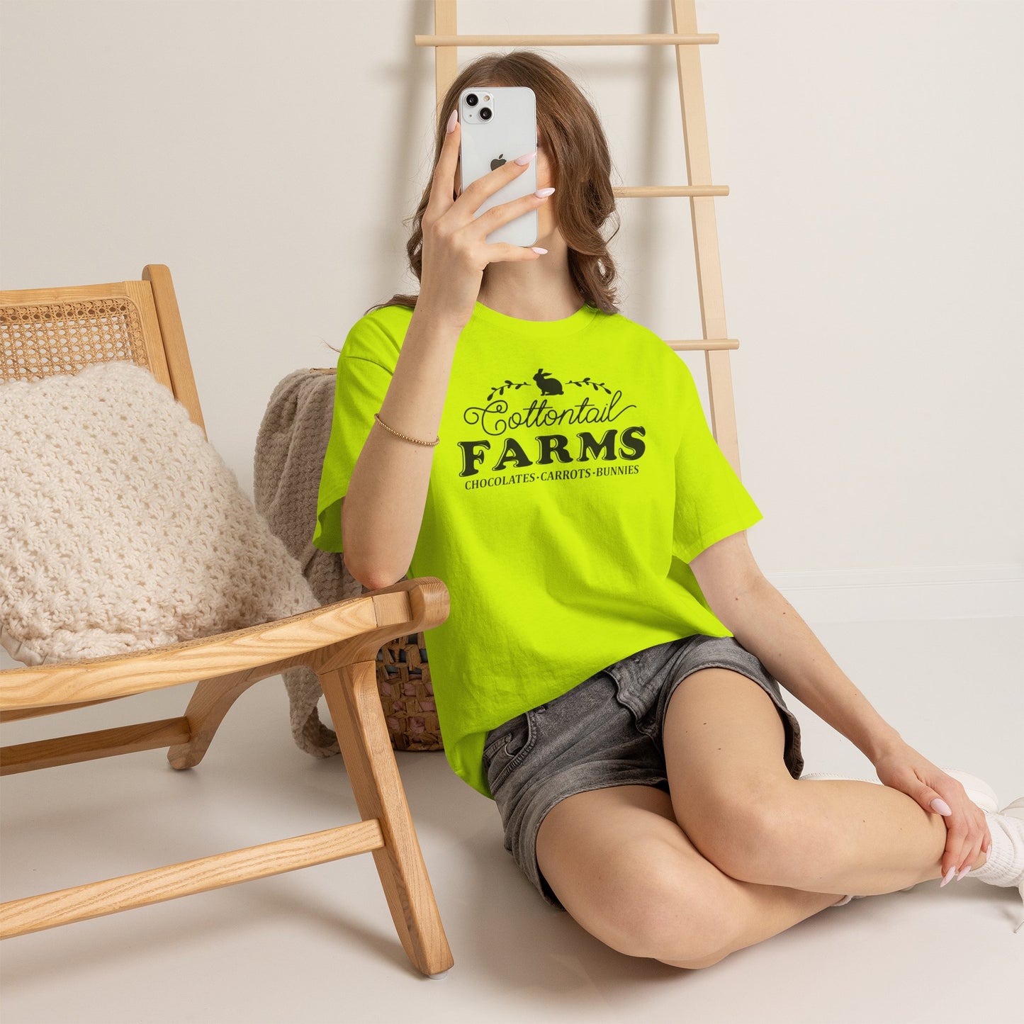 Cottontail Farms T‑Shirt — Vintage Bunny Farm Graphic Tee