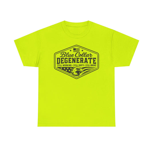 Blue Collar Degenerate T-Shirt — Vintage Workwear Eagle Tee