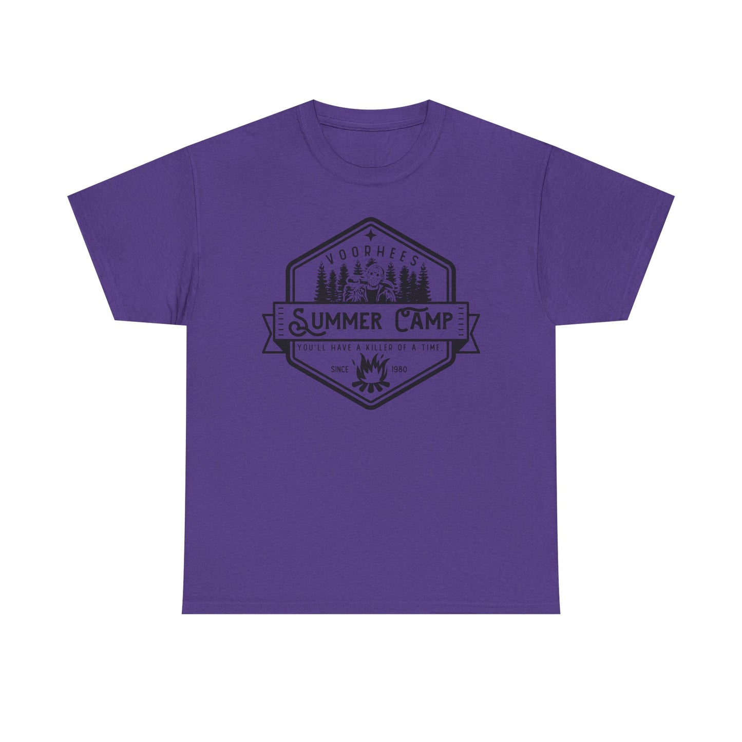 Summer Camp Badge T-Shirt — Woodhees Camp Graphic Tee