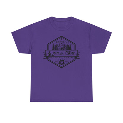 Summer Camp Badge T-Shirt — Woodhees Camp Graphic Tee